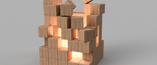 Load image into Gallery viewer, StackLight Wooden Lamp