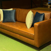 Load image into Gallery viewer, 25142 Genuine Leather Couch