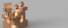 Load image into Gallery viewer, StackLight Wooden Lamp