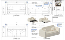 Load image into Gallery viewer, 23187 Sofa Bed