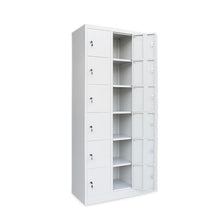 Load image into Gallery viewer, M-65 18-Door Steel Locker Cabinet (Dark Grey, Dark Grey+White, White)