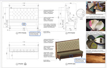 Load image into Gallery viewer, 23140 Dining Bench