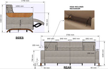 Load image into Gallery viewer, 2349 Recliner Couch