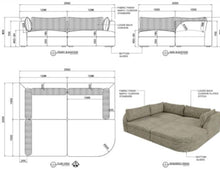 Load image into Gallery viewer, 23267 Modular Couch Bed