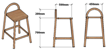 Load image into Gallery viewer, 2328 Bar Chair