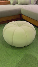 Load and play video in Gallery viewer, 23267 Pumpkin Ottoman