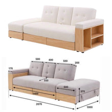 Load image into Gallery viewer, Multifunctional Marashu Sofabed
