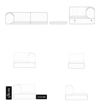 Load image into Gallery viewer, Fumi Floor Couch