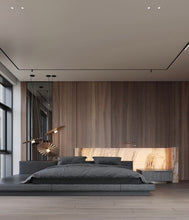 Load image into Gallery viewer, Toki Upholstered Platform Bedframe