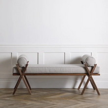 Load image into Gallery viewer, Ali Upholstered Bench