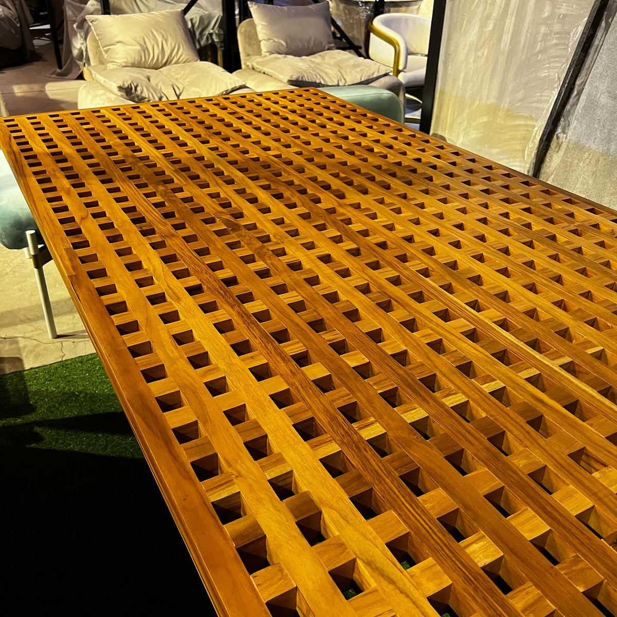 23201 Teak Boxes Table – Dedipo Furniture Depot