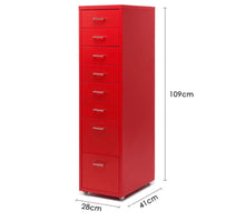 Load image into Gallery viewer, M-60 Metal 8-Drawer Steel Cabinet
