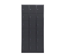 Load image into Gallery viewer, M-65 18-Door Steel Locker Cabinet (Dark Grey, Dark Grey+White, White)
