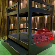 Load image into Gallery viewer, 2386 Charcoal Bunk Bed
