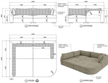 Load image into Gallery viewer, 23267 Modular Couch Bed
