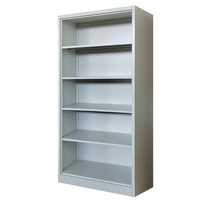 Load image into Gallery viewer, M-63 5-Layer Open Shelves Steel Cabinet (Light Grey, White, Dark Grey)
