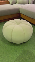 Load and play video in Gallery viewer, 23267 Pumpkin Ottoman
