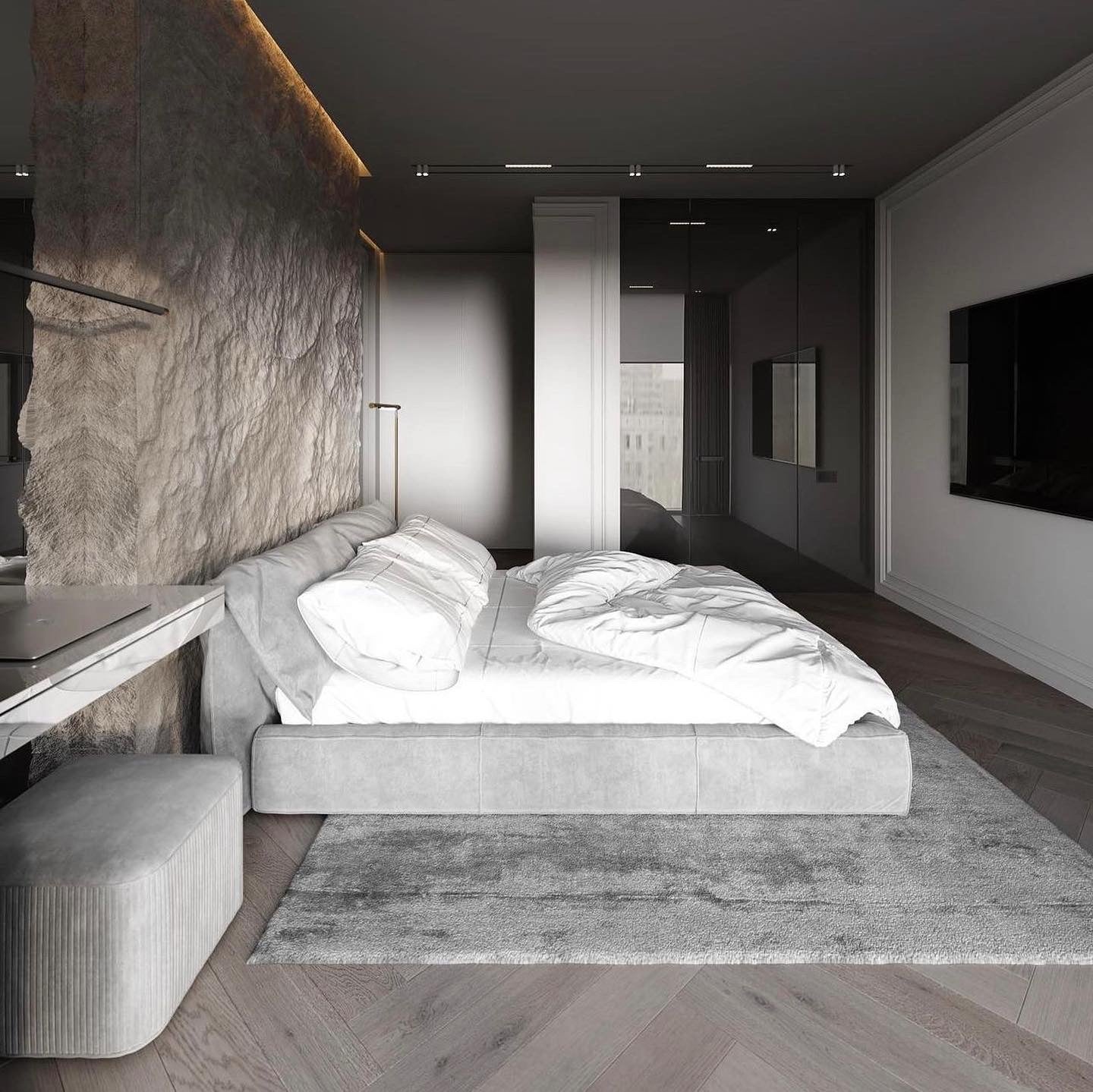 額装品/Couple in Bed Chicago（ナン ゴールディン） Ozne Velvet Bed King – Chicago Furniture Warehouse