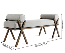 Load image into Gallery viewer, Ali Upholstered Bench
