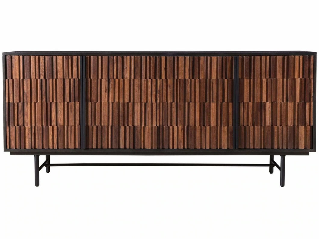 Greige Media Console